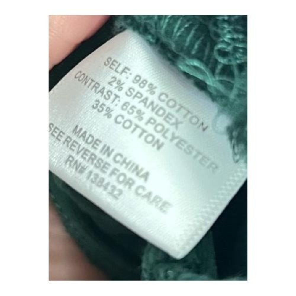 ModCloth Hunter Green Corduroy Overalls Jumpsuit Small - Picture 6 of 6